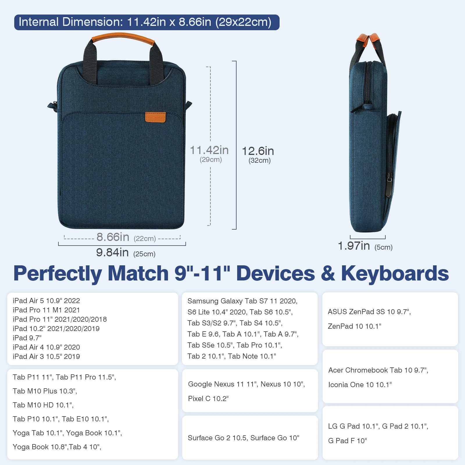 10.9, iPad 9.7, Surface Go 3 2, Galaxy Tab A 10