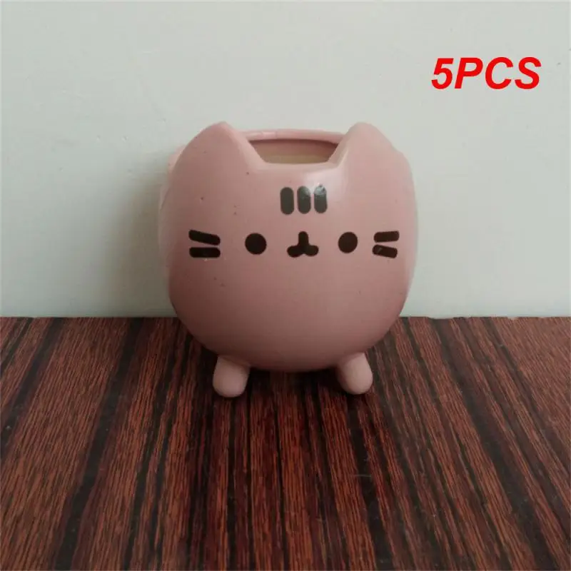 

5PCS Strongwell Fairy Garden Decoration Succulent Planter Ceramic Flower Pot Home Office Display Potted Green Plants Container