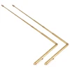 1Pair Brass Positioning Rods Dowsing Rods Detector Paranormal Hunting Psychic Rod Portable Water Detector Measuring Instrument 4