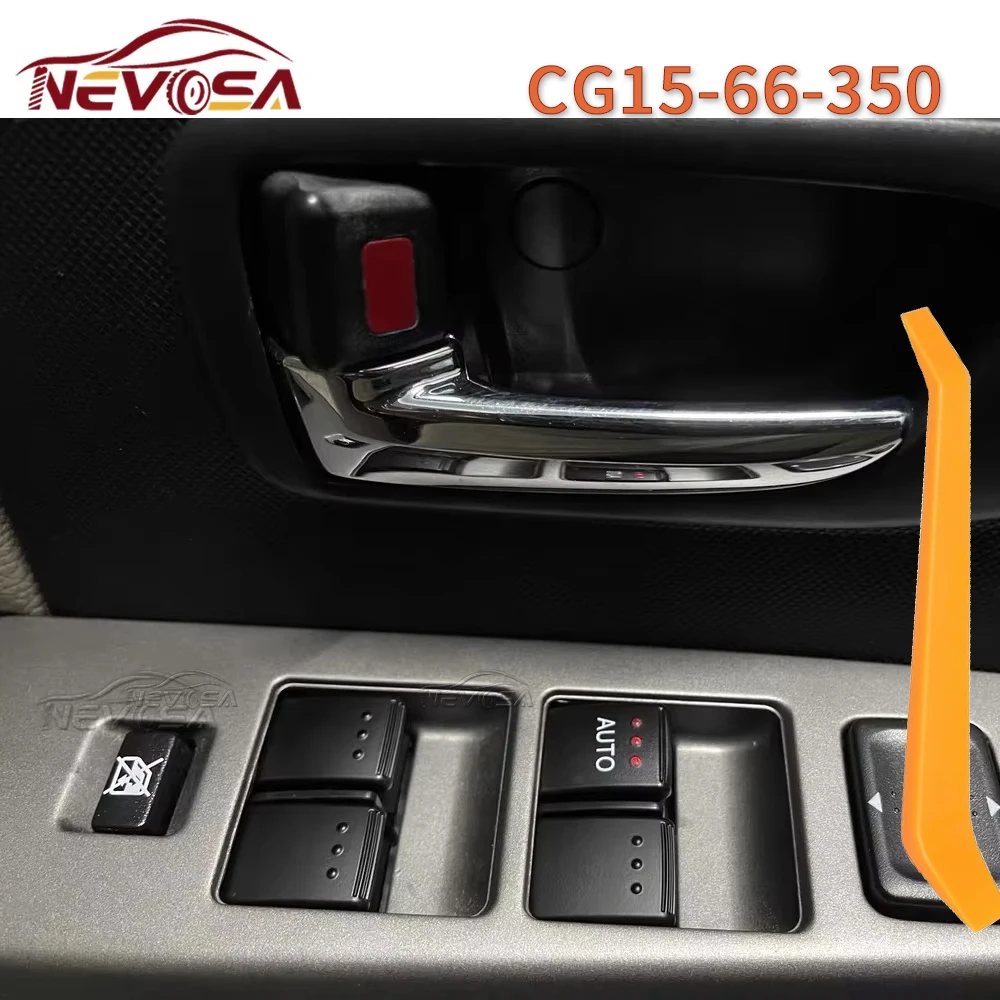 Manueller Fensterheberschalter für Mazda 6 GG Mazda6 5 CX-7 2006, elektrischer Fensterheber-Schalter vorne links, Fahrerseite, Glasheberknopf – Detail 8