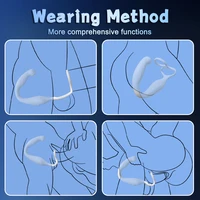 App-Steuerung, Vibrator für Männer, Prostata-Massagegerät, Dual-Penisring, Penisringe, Anal, vibrierender Buttplug, Analsexspielzeug für Männer 2