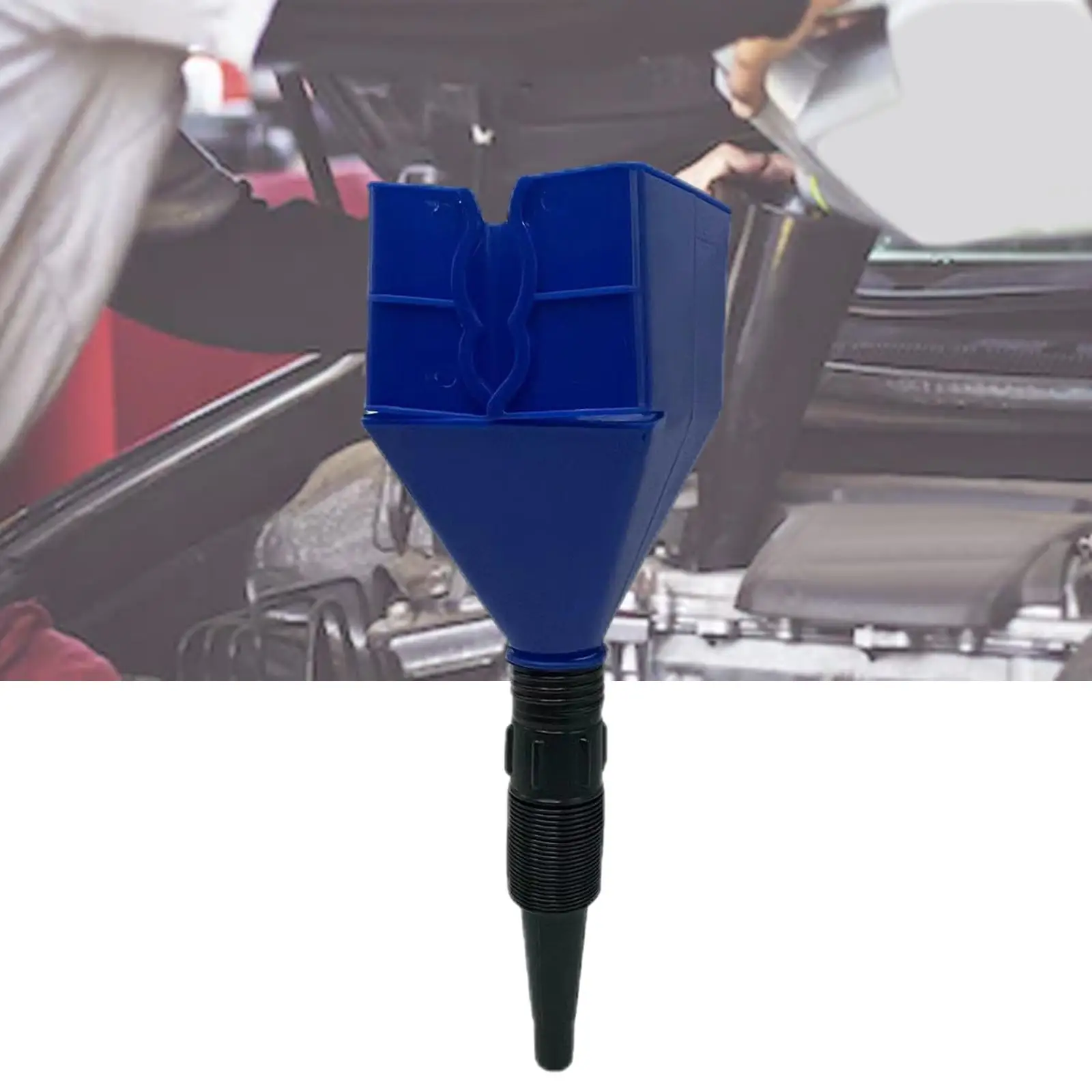 

Draining Oil Snap Funnel Universal Multipurpose Retractable Engine Oil Funnel for Water Engine Oil Petrol Coolant Gasoline