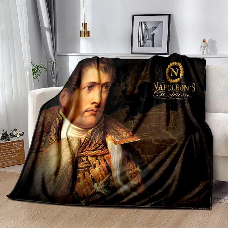Napoleon Bonaparte printed blanket, French Emperor, Italian King, sofa cover blanket, blanket, bedsheet blanket 6