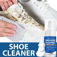 100ml Sneaker Cleaner White Shoe Decontamination Whitening Foam Mousse Leather Shoe Dirt and Yellow Stain Cleaning Care Products 1