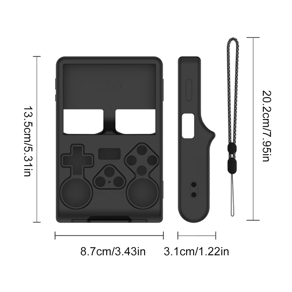 Silicone Case for R40S PRO Handheld Game Console Silicone Protective Cover Anti-Scratch Silicone Protective Case Shockproof