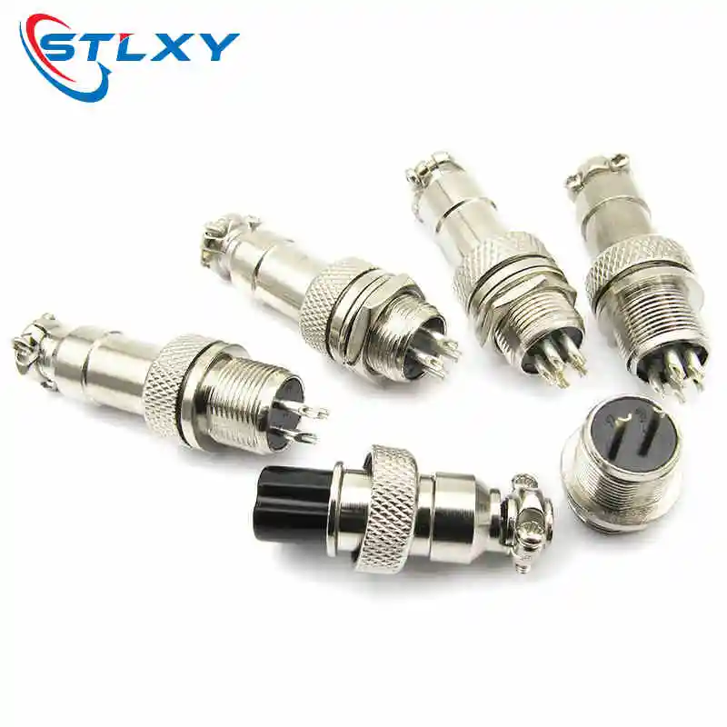 GX12 3 Pin Connettori Collegamento Presa Spina Connessione Adattatore 12mm - Foto 7