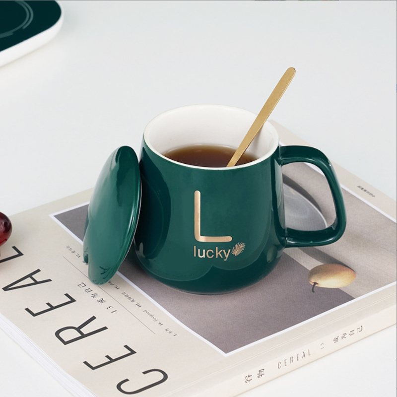 #55 Degree Warm Mug Set Ceramic Heating Cup with Constant Temperature Perfect for Gifts and Daily Use