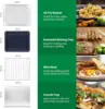 Fryer Toaster Oven, Extra Large Countertop Convection Oven 10-in-1 Combo, 6-Slice Toast 6