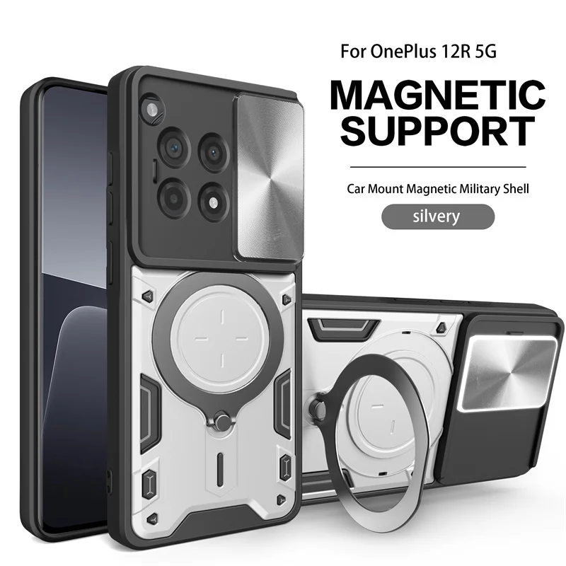 Фото Для Oneplus 12R 12r Автомобильная камера атмосферная лампа задняя крышка стенд бронированная Противоударная полная для OnePlus ACE 3 Защитная фотография №5
