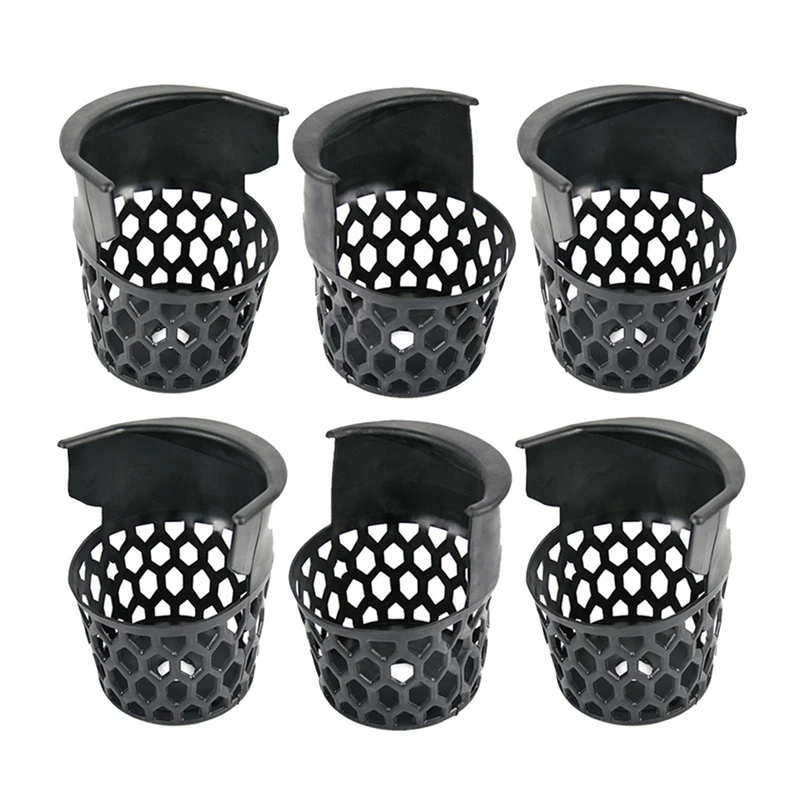 6 Pcs Pool Table Pockets Billiard Pockets Set Black Billiards Net Bag Entertainment Web Snooker Baskets