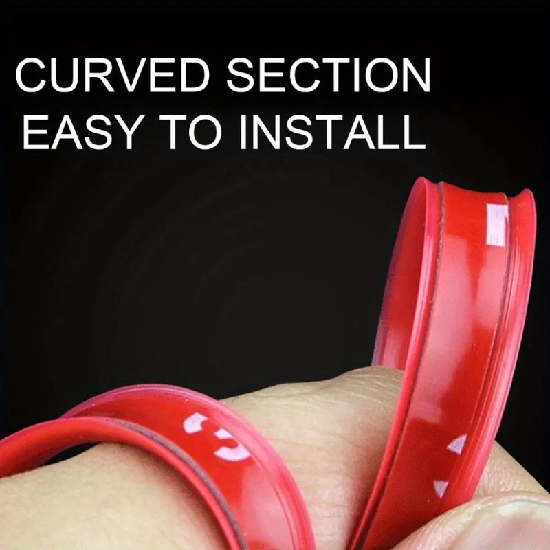8-Meter Roll Rim Blades: Colorful Wheel Rim Protector Trim and Decor Strip