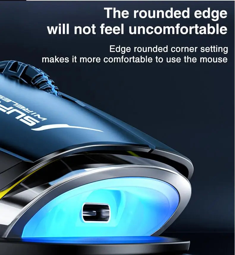 AULA H530 Newest Wireless Mouse four-mode decompress charging gyro mouse rotating esports gaming RGB mouse