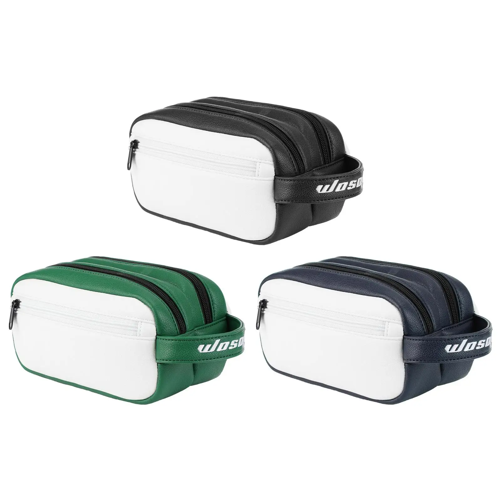 Golf Balls Bag with Handle Strap Multifunctional Valuables Pouch Golf Ball Case Storage Organizer for Outdoor Sports Men Women Golf Balls Bag with Handle Strap Multifunctional Valuables Pouch Golf Ball Case Storage Organizer for Outdoor Sports Men Women