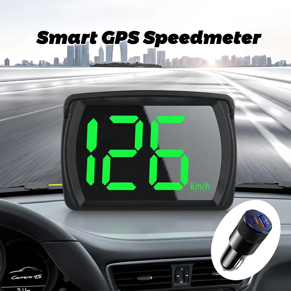 Universal Digital Speedometer GPS Car HUD Head Up Display MPH