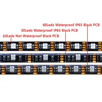USB LED Strip Light 5V RGB Waterproof Black PCB 5050 0.5m 1m 2m 3m 4m 5m Led Strip Light Tape PC TV Backlight Remote Controller 2