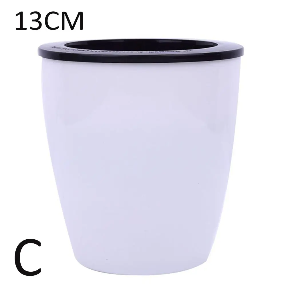 Resin Round Desktop Decorative Flower Basket Planter
