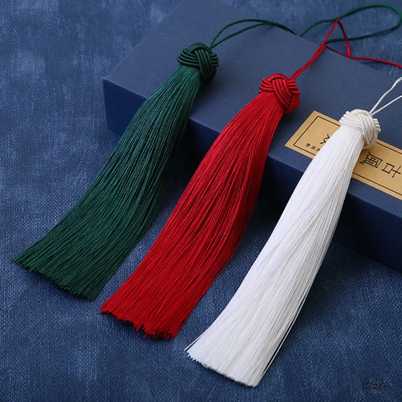Silk Tassels Pineapple CapTassels Fringe Brush Pendants for DIY Jewelry Making Home Decor 1PC