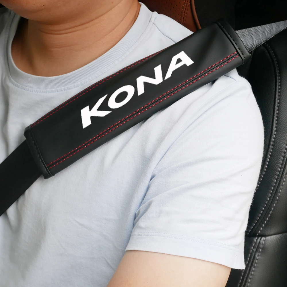 1 pcs High Quality Leather Car Seat Belt Safety Cover Shoulder Strap