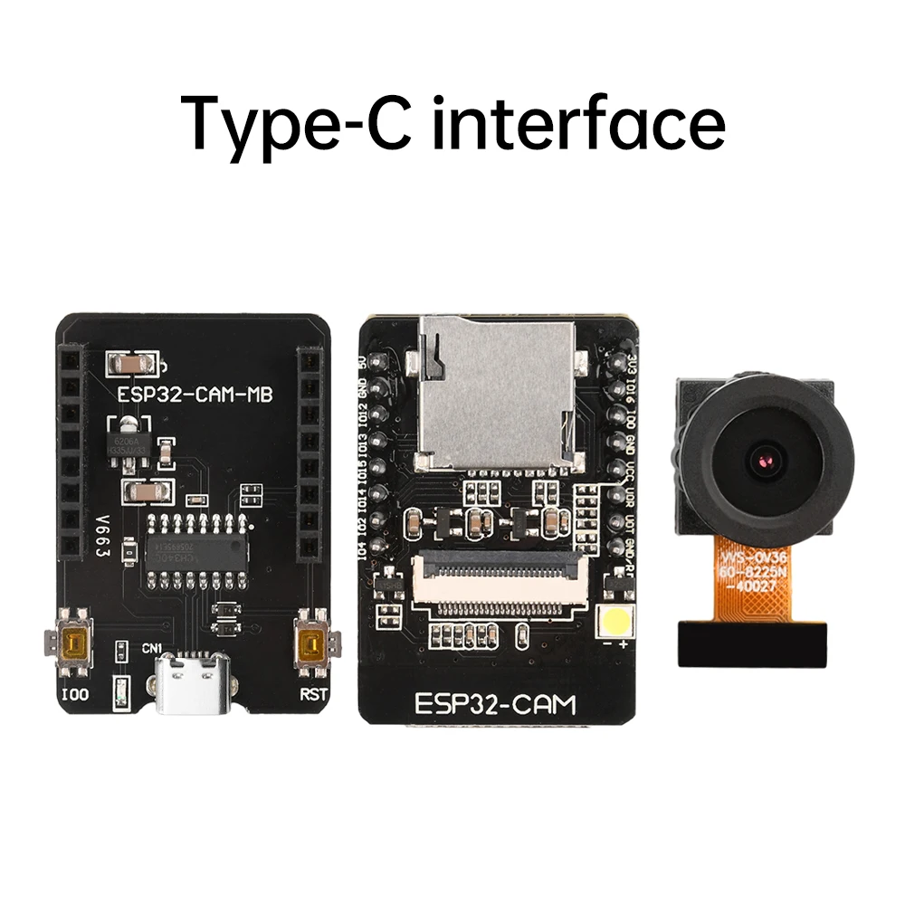 ตัวเลือกสินค้า ESP32-CAM บอร์ดพัฒนา IoT พร้อมกล้อง Wi-Fi/Bluetooth