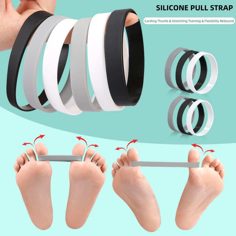 

1Pcs Thumb Elastic Band Foot Care Hallux Valgus Corrector Belt Recovery Training Exerciser Strap Toe Separator Stretcher