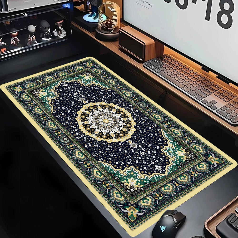 Luxury XXL Persian-Style Desk Mat - Premium Large Office Mouse Pad and Gaming Surface