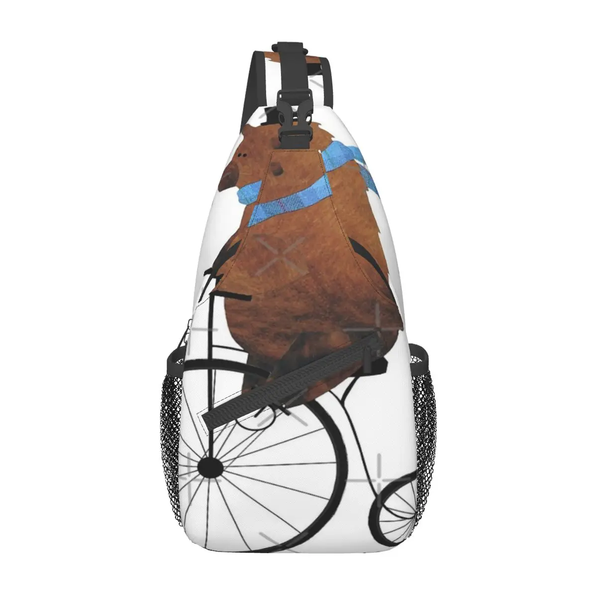 

Cheltenham The Bear Penny Farthing Fun Chest Bag Personalized Large capacity For Office Cross chest bag Customizable