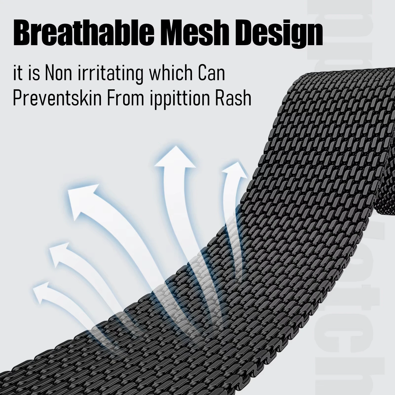 Parachute Buckle Milanese Loop Strap Bracelet