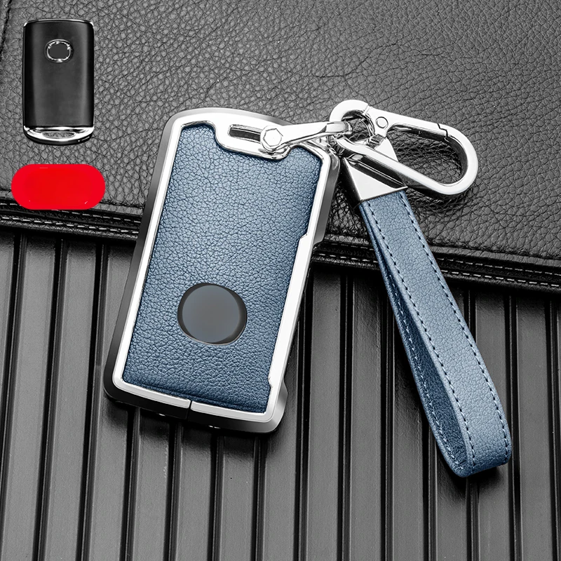 Zinc Alloy Leather Car Key Cover Case for Mazda 3 Alexa CX-30 CX30 CX5 CX 5 CX-5 CX8 CX9 CX4 2019 2020 Auto Accessories - S12ef08bdfbf843f58c29b82f17c303249