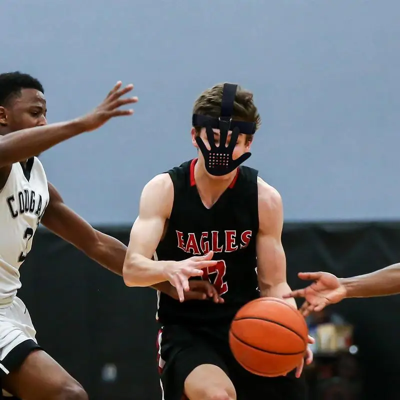 Basketball defensive training mask Shooting Dribbling resistance training mask Basketball game equipment sport supplies