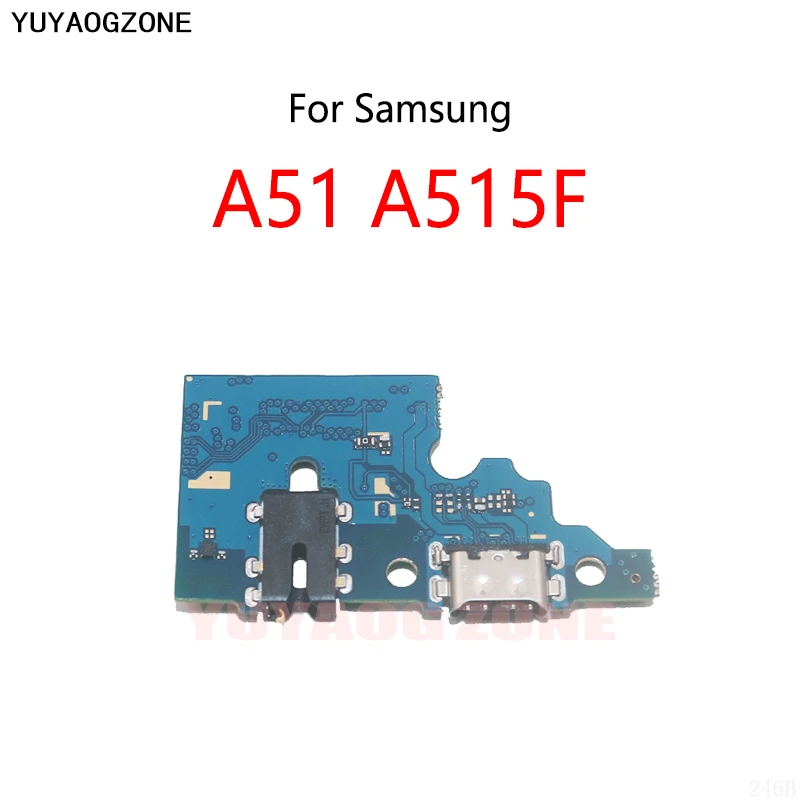 

USB Charge Dock Socket Port Jack Plug Connector Flex Cable For Samsung Galaxy A51 A515F Charging Board Module