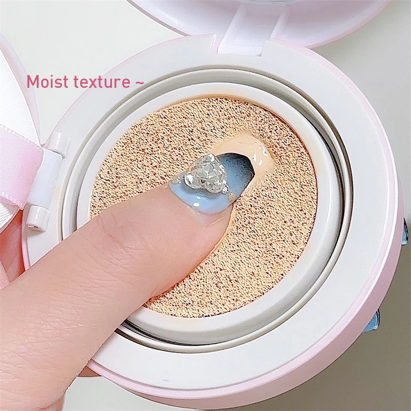 Air Cushion CC Cream Waterproof Liquid Foundation Cream Full Coverage Oil-control Long-lasting Face Concealer 3 Colors liquid foundation cc cream cushion foundation waterproof foundation air cushion cream makeup cream makeup cosmetics