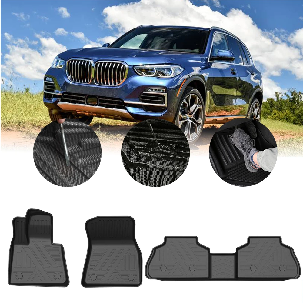 TPE Car Floor Mats for BMW 2019 2020 2021 Waterproof Protective Rubber