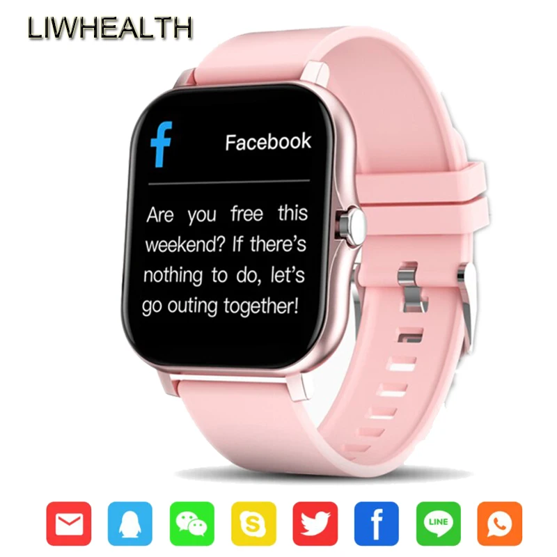 

Text Push Smartwatch Men Women Sport Fitness Bluetooth Music Smart Watch Talk MIC For Apple Xiaomi Huawei VS HK9 Pro HK11 Y13