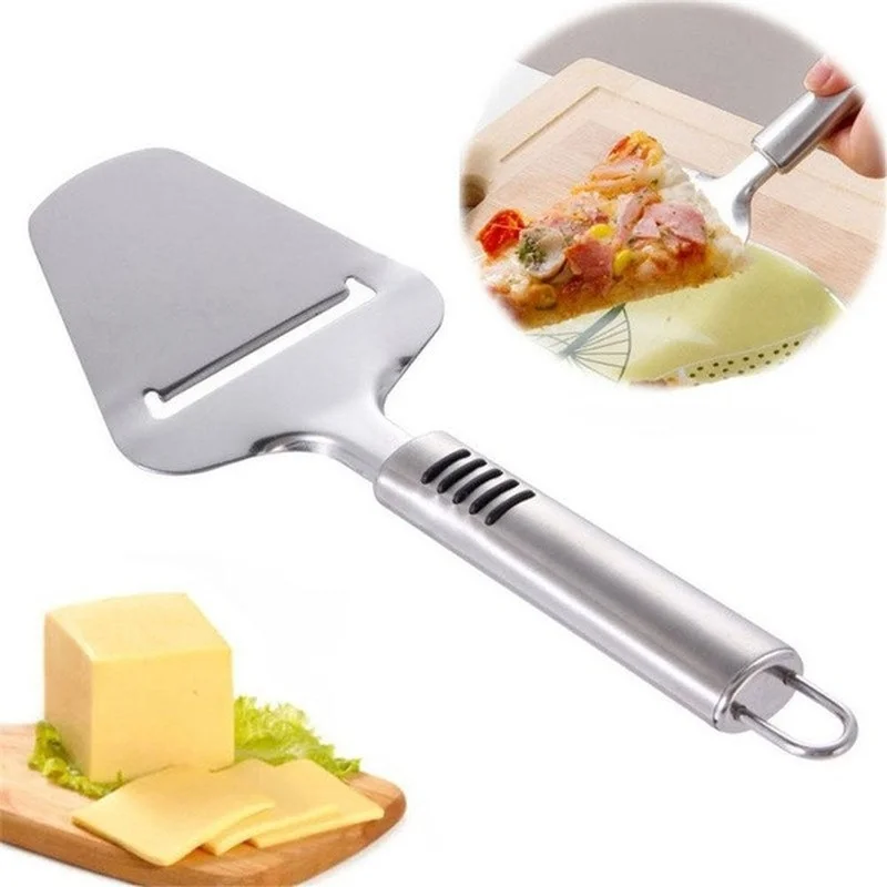 Silver Stainless Steel Cheese Peeler Slicer Butter Slicer