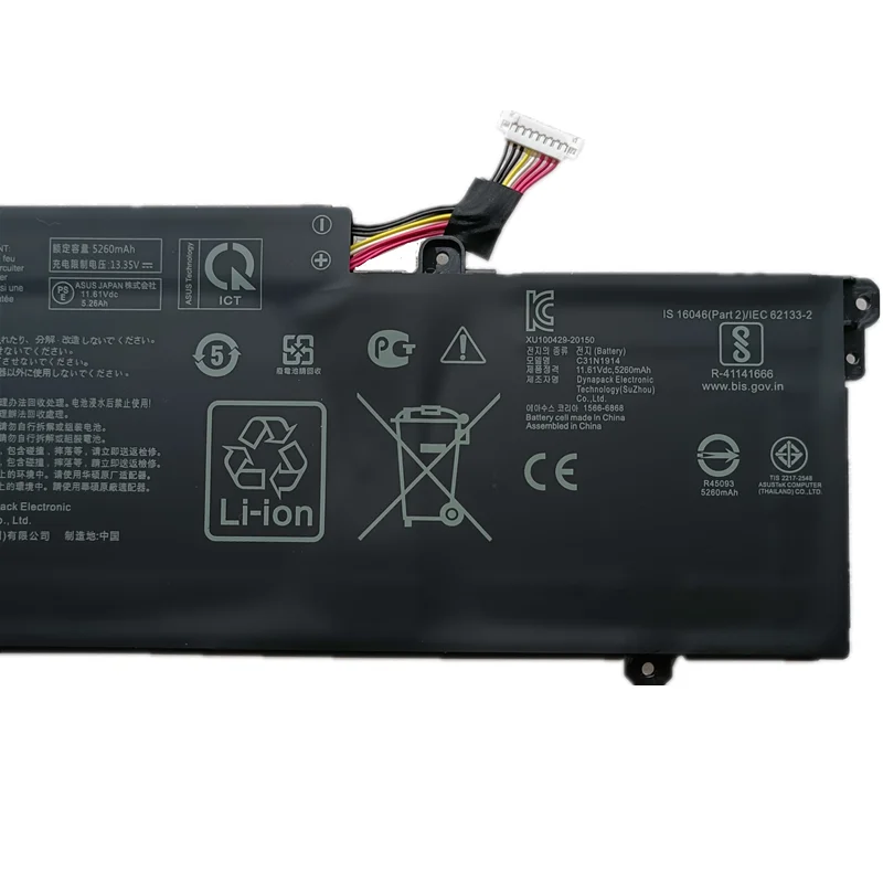 Bateria Notebook Laptop Original para 14 Ux435ea Ux435eal Ux435eg 0b20003730100 11.61v C31n1914 63wh - Imagem 2