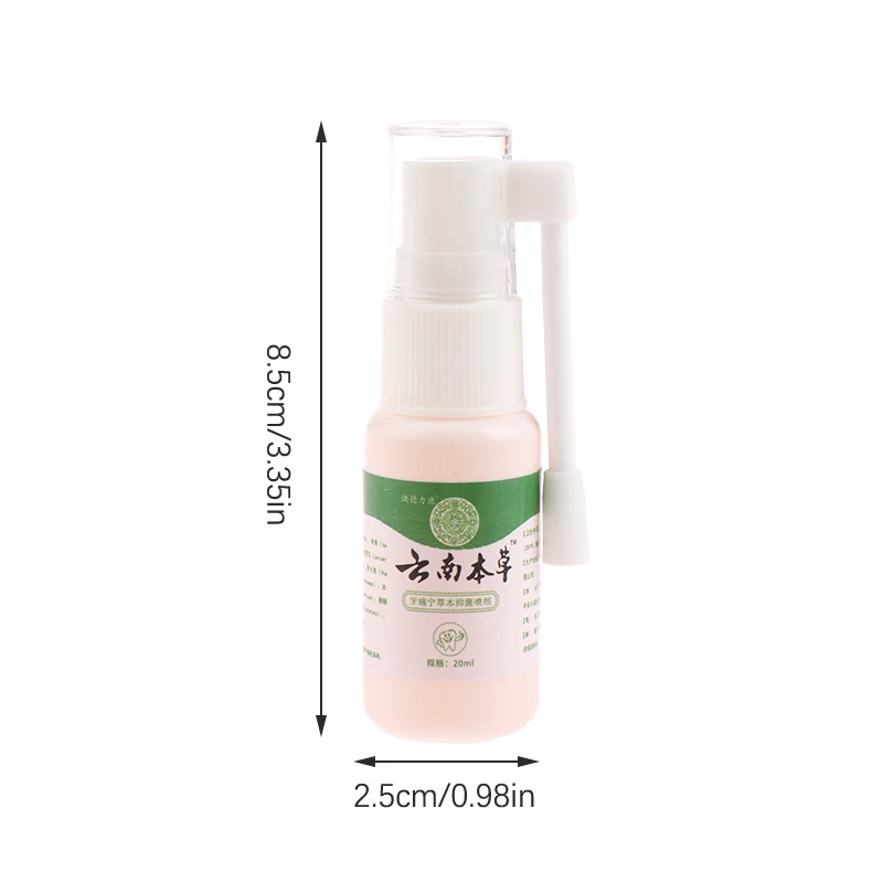 20ml Tooth Pain Relief Treatment Spray Periodontitis Cleaner Toothache Cure Teeth Decay Remover Angelica Dahurica Medicine