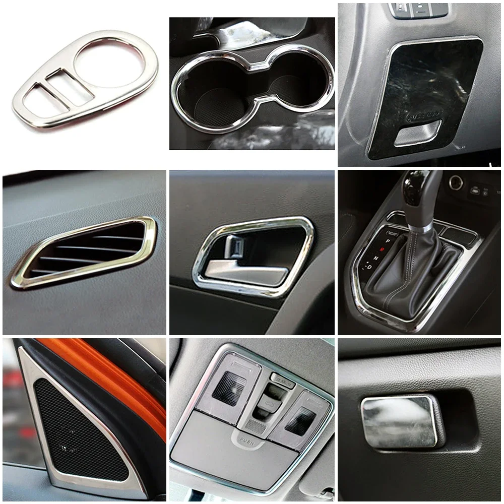 Hyundai Creta IX25 Window Pillar Lift Mirror Headlight Switch Reading Light Gear Shift Panel Water Cup Holder Trim