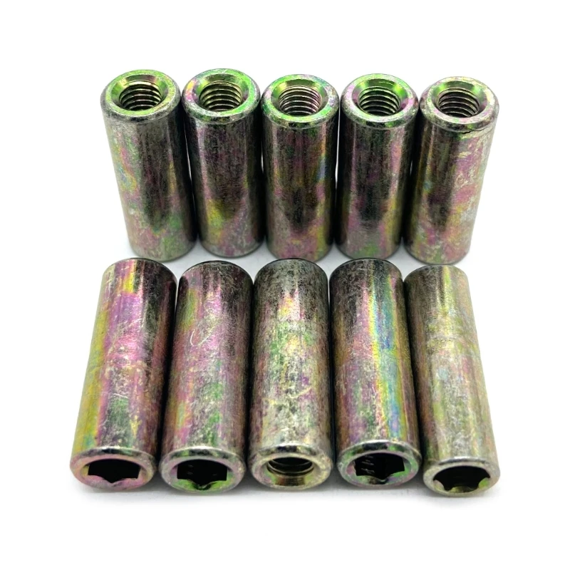 20Pcs/pack Metric Thread Bass Guitar Rod Nut Guitar Rod Buckle Adjust Connector 24BD