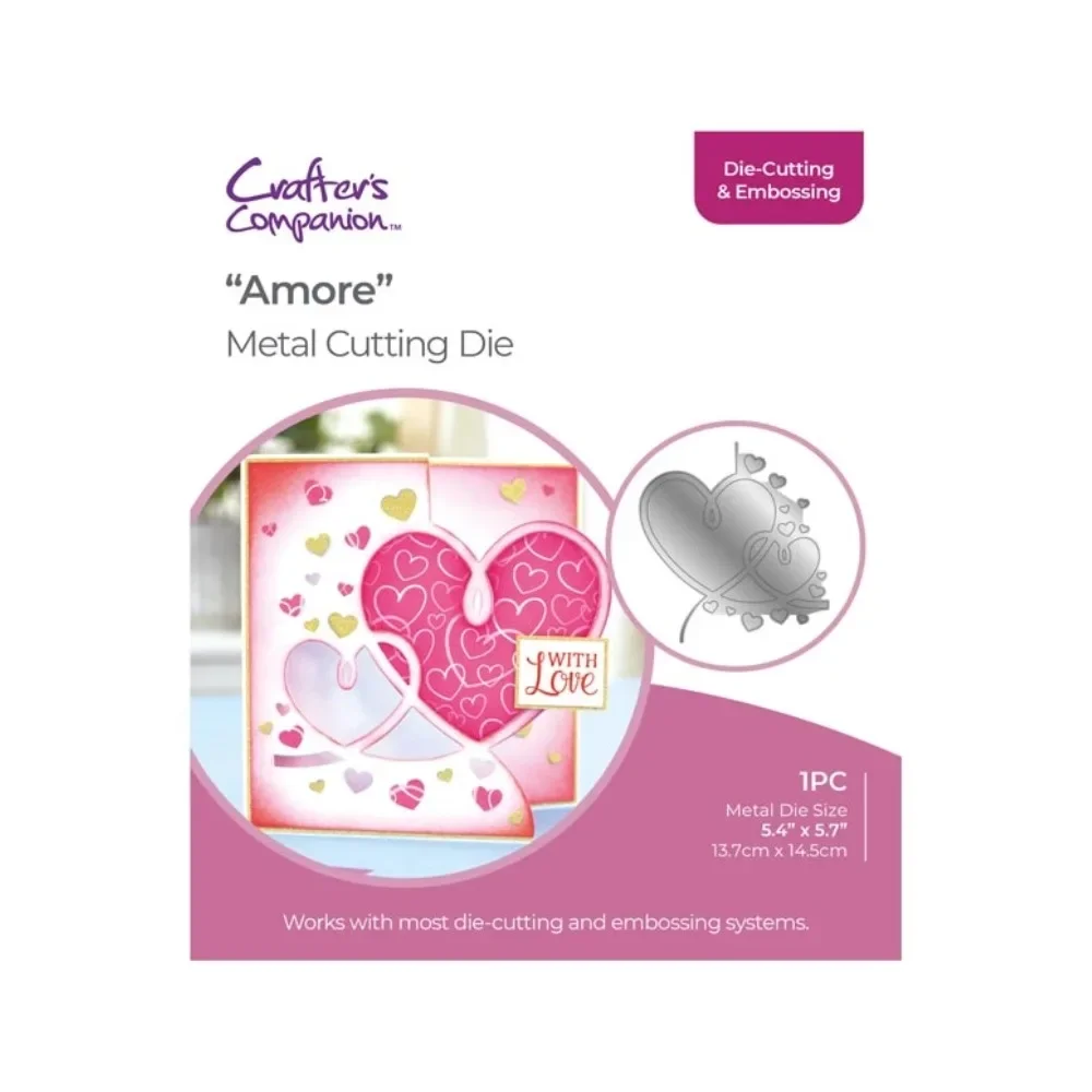 

Amore Cutting Frame dies 2024 New Templates DIY Scrapbooking Paper Making Crafts Cuts