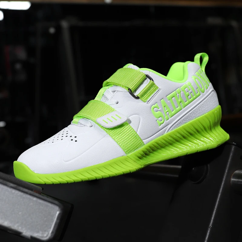 

2023 New Men Professional Weightlifting Shoes Big Size 39-46 Indoor Fitness Sneakers Balanced Support Weightlifting Squat Shoes