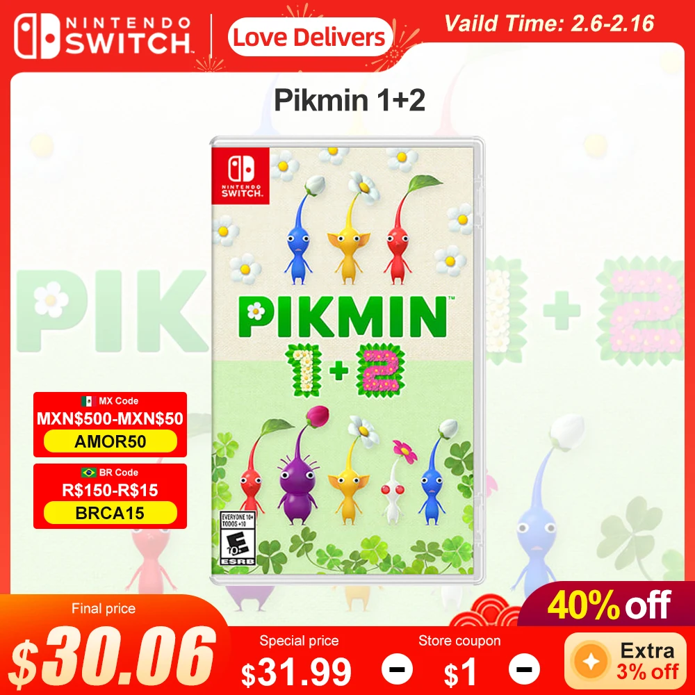 Pikmin 1 + 2 Nintendo Switch Game Deals 100% Original Official Physical Game Card Action Version Genere Per Switch Oled Lite