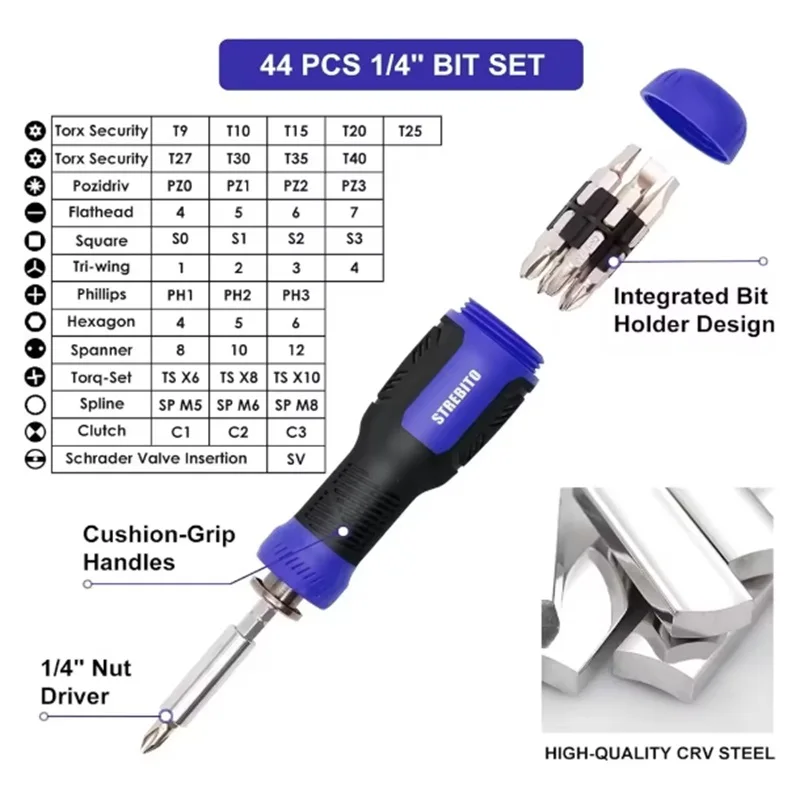 218개 스크루드라이버 세트 휴대폰 컴퓨터 먼지 제거 정밀 수리 너트 드라이버 다중 모델 자석 스크루 키 수공구