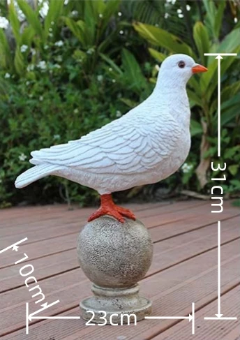 White Dove Decoration Home Decorations for The Room Garden