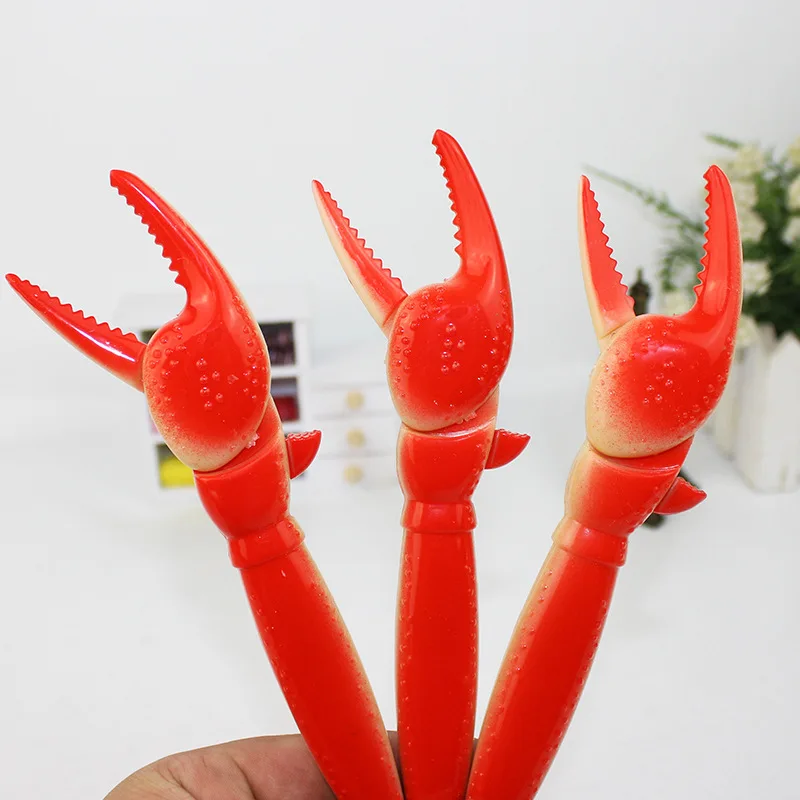 Creative Lobster Paw Ballpoint Pen Personality Crab Clip Pliers Pen Novelty Quirky Neutral Children Decompression Vents Toys