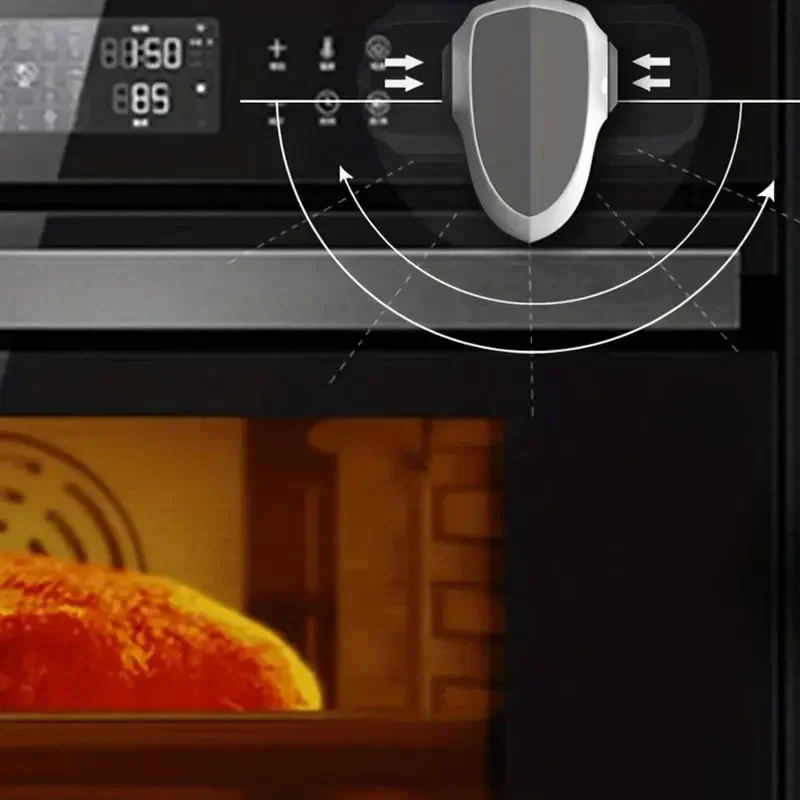 Child Safety Oven Lock ABS Material High Temperature Resistant Simple Installation No Tools Required 1/2Pcs