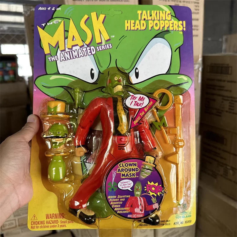35cm cartoon gift bag the mask the animated figure doll hard PVC
