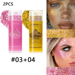 Radiant Sparkle Gel Stick - High Gloss Pearl Glow Eyeshadow and Body Glitter (03 and 04)