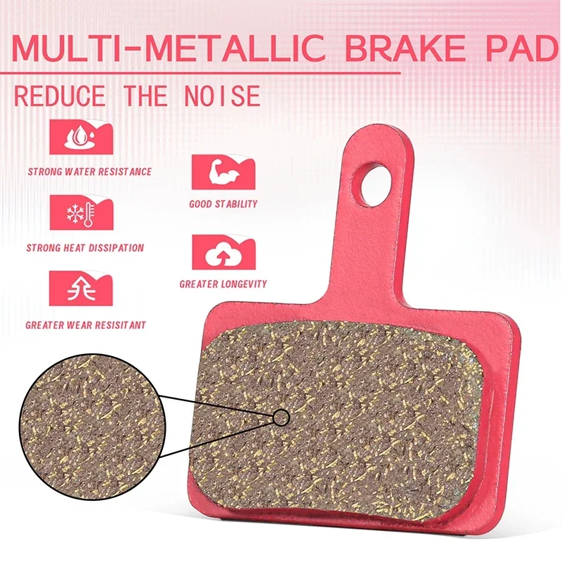 Bicycle Hydraulic Disc Brake Pad Semi-Metal Ceramic MTB Bike Brake Pads for SHIM