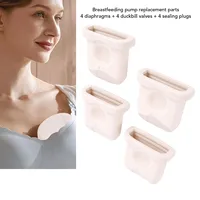 อะไหล่เครื่องปั๊มนม ชุดวาล์วซิลิโคนเกรดอาหาร ไดอะแฟรม วาล์วแบบปากเป็ด ชุดจุกปิดผนึก วาล์วซิลิโคนแบบปากเป็ด 2