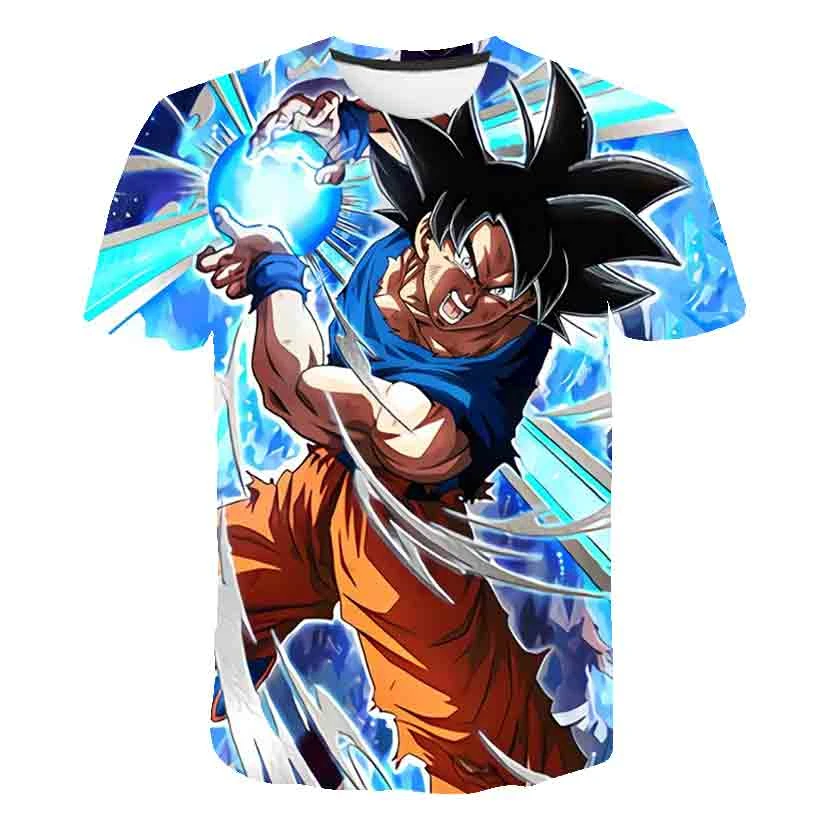 Camiseta de Ball Z para niños, ropa de manga corta para niñas, camisetas para niños y adolescentes, camisetas de Goku Vegeta| | - AliExpress
